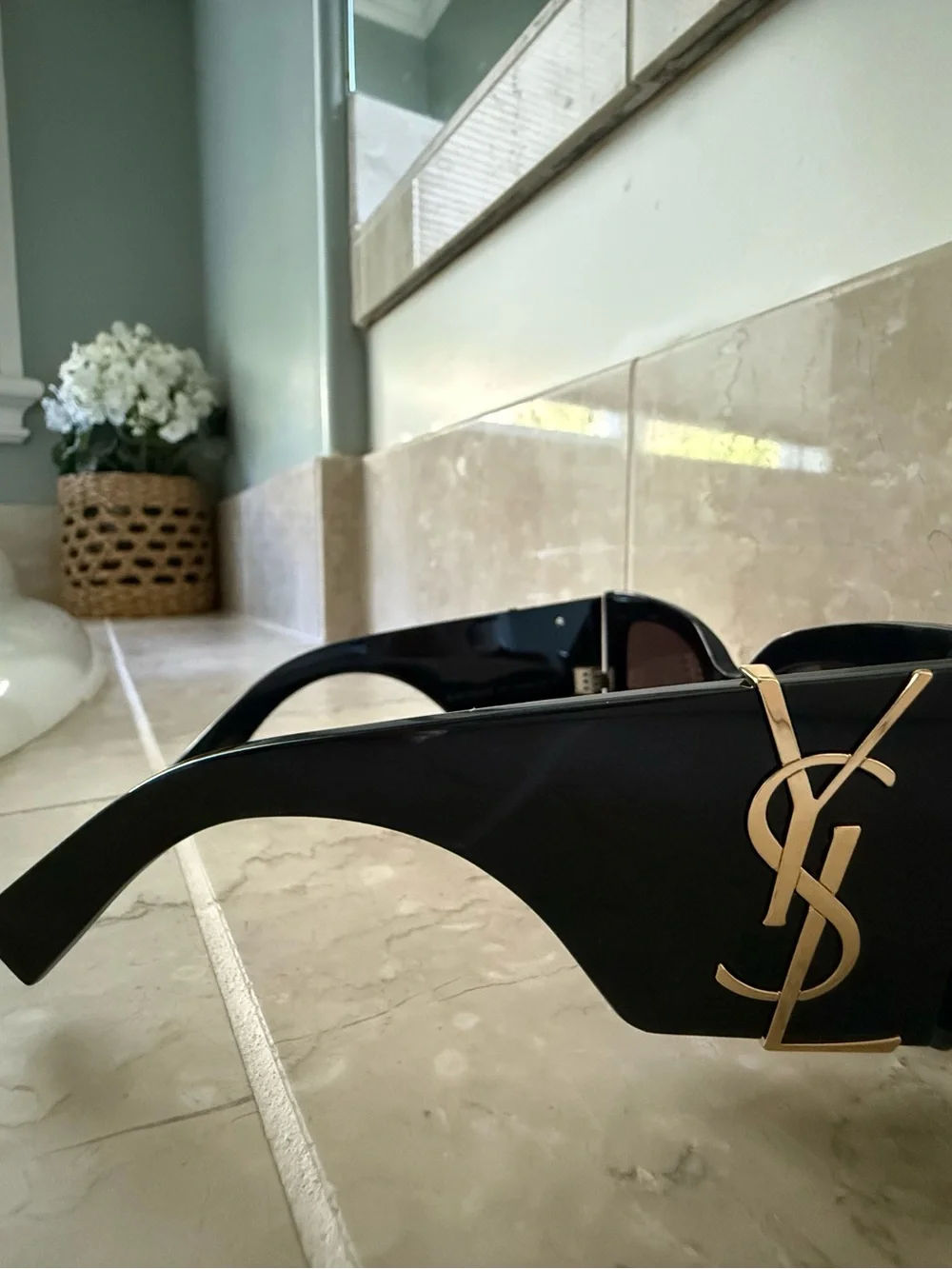 Saint Laurent Blaze 54mm Black Cat Eye Sunglasses